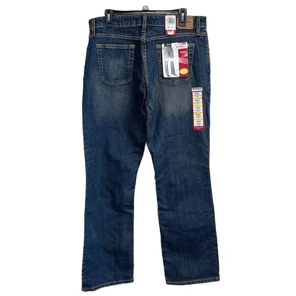 Levi Strauss NWT mid rise bootcut jeans size 16 long - Picture 4 of 6